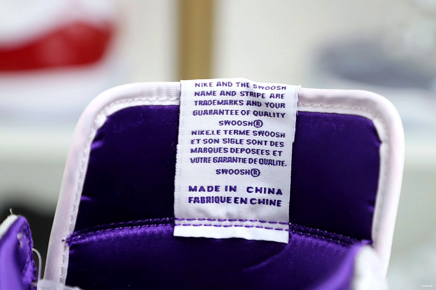 OG 1 Court High Air Jordan Purple 0726